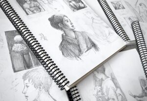 LifeArt School and Online Academy: Beginner to Professional Artist. Learn to Paint in 38 Different Styles. Discover the magic of art. Module 1 - 3 Art Materials / Sketch Book 250 gm
